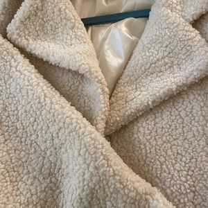 Womens Teddy Jacket (cream)